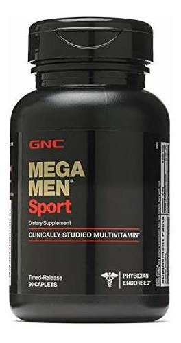 Gnc Mega Men Sport Multivitamínico Para Hombres, 90 Unidades