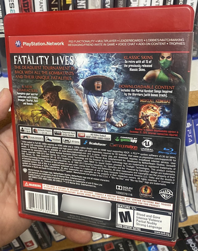 Mortal Kombat C/4 Personagens Adicionais Ps3 Físico Original (Usado)