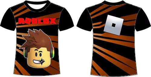 Camiseta Masculina Adulto Roblox Camisa De Algodão Básica