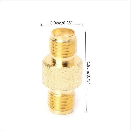 Conector Adaptador Sma-f A Sma-f (cambio De Género Antenas)