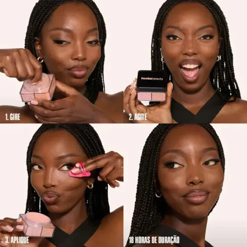 Huda Beauty Easy Bake Loose Powder Duo 13g Cherry Blossom E Peach