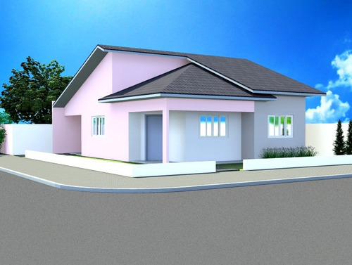 Projeto Arquitetônico Para Esquina Vm 3 Quartos 96m² 12,5x15