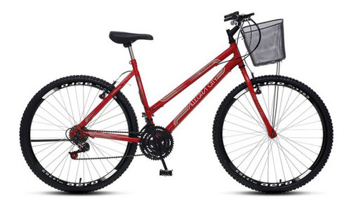 Bicicleta Colli Allegra Aro 26 Aero Com Cesta Cor Vermelho