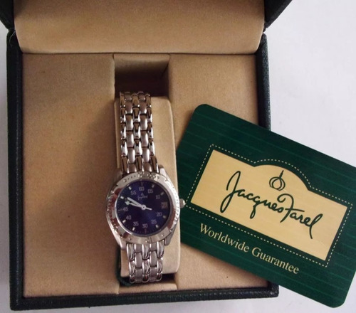 Bello Reloj Jacques Farel Original 100% Acero Inoxidable