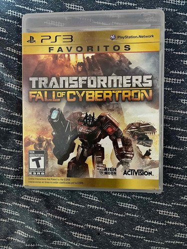 Transformer Fall Of Cybertron Ps3