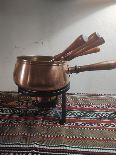 Fondue De Cobre Completa 