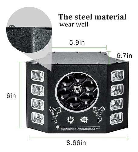 Luces Uv Dj 100 W Bee Eye Stabe Light Disco Light With