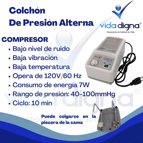 Colchon De Presion Alterna Antillagas - Color Azul