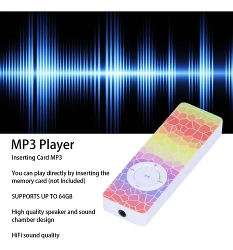 64 Gb Reproductor De Mp3 Altavoz Incorporado Música Portátil