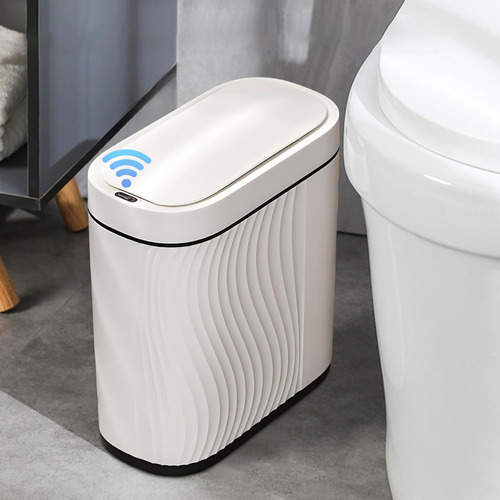 Papelero Basurero Baño Automático Sensor Inteligente Cepillo