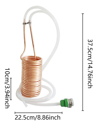 Bobina De Resfriamento De Cerveja Wort Chiller Bobina Cobre