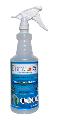 Desinfectante Multiusos Natural Antivirus, Antibacterial 1 L