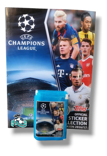 Album + 10 Sobres Champions League 2016-2017 (50 Estampas)