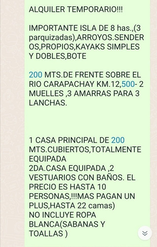 Imagen 21 de 24 de Isla Delta Tigre Con Pileta-alquiler Temporario