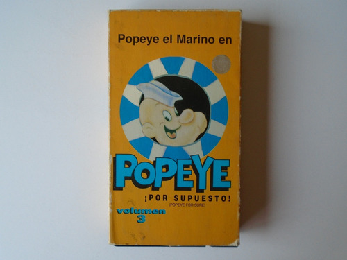 Popeye El Marino Vol.3 ¡por Supuesto! Vhs