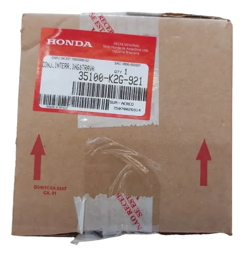 Chave Contato Original Honda Titan 160 2025 35100k2g921 | MercadoLivre