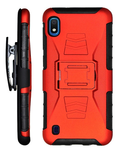 Imagen 3 de 9 de Funda Uso Rudo 3 En 1 Colores Samsung Galaxy A10