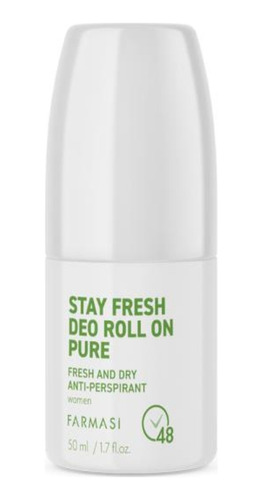 Stay Fresh Desodorante Antitranspirante Roll On 50ml Farmasi