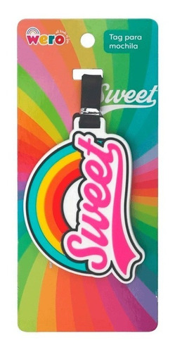 Tag De Silicona Para Mochila Identificador Wero Sweet