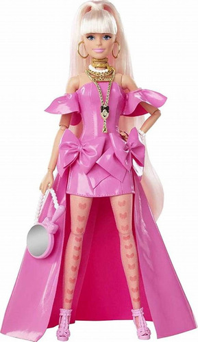 Barbie Extra Fancy Vestido Rosa Mascota