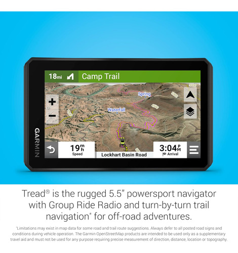 Garmin Tread Powersport - Navegador Todoterreno Con Radio
