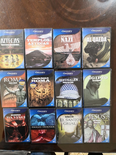 Paquete De 12 Documentales Dvds De Discovery Channel, Nuevos