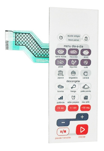 Membrana Teclado De Função Microondas Bms45 Bms 45 Ative 