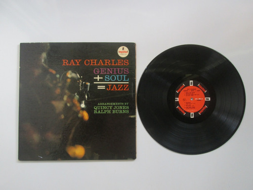 Lp Vinilo Ray Charles Genius  + Soul Igual Jaz Prin Usa 1961