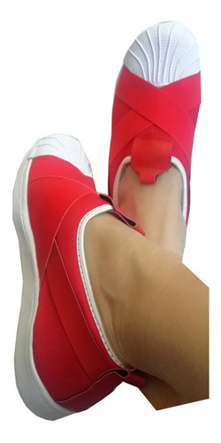 Imagen 2 de 7 de Zapatillas Elastizadas Unisex, Con Puntera