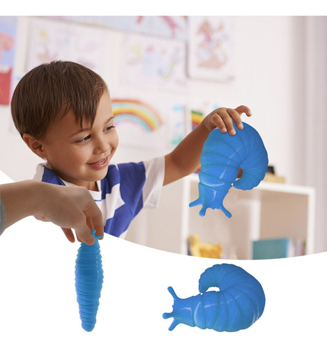 Un Juguete Infantil Fidget Slug Impreso En 3d, Amigable Y Ar