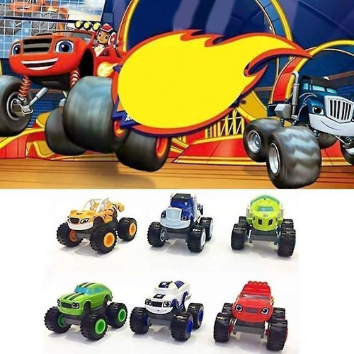 Paquete De 6 Corredores De Blaze And The Monster Machines De