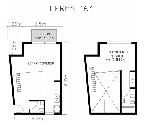 Departamento Venta Villa Crespo 2 Amb. Loft Balcón