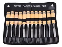 Comprar Set 12 Gubias Juego De Cinceles Para Tallar Madera