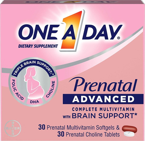 Multivitaminico Prenatal Avanzado One A Day Colina 60 Und