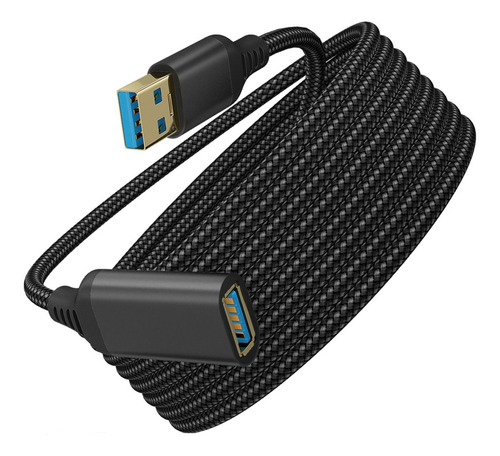 Cable De Extensión Usb Útil Trenzado Usb3.0 Macho A Hembra