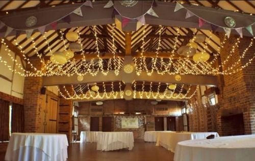 4 Serie Tira Luces 1000 Led 50 Mts Luz Calida Ambar Vintage