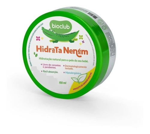 Hidratante Vegano Para Bebês Hidrata Neném Bioclub ®