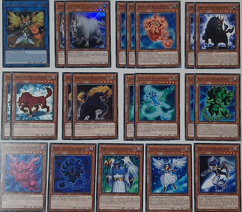 Cartas De Yu-gi-oh Deck De Heróis Lendários - Aesir Nórdicos (Usado)