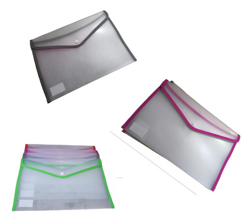 Carpetas Transparentes Sobre A4 Pack 3 Un. Artidix