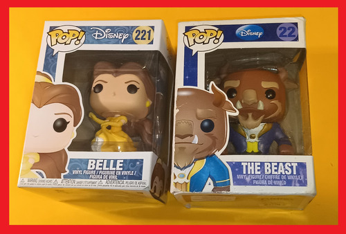 La Bella Y La Bestia #221 Y #22 Funko Pop! (Usado)