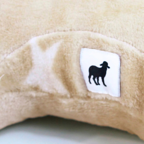 Funda Para Cojin De Lactancia - Súper Suave - Nap Beige Estrellas