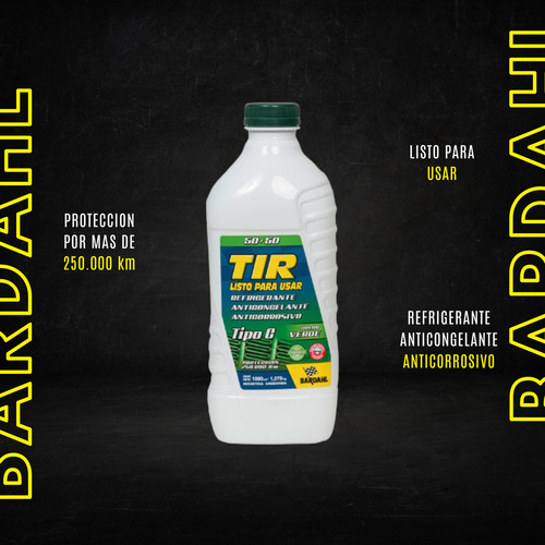 Bardahl Tir Verde Al 50% 1l