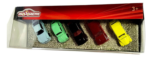 Set 5 Autos Clásicos Majorette De 7-7,5 Cm. Esc. 1/64, Metal