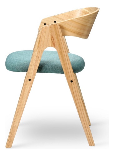 Silla Traful Paraíso Natural Tapizado En Lino Urbano Comedor