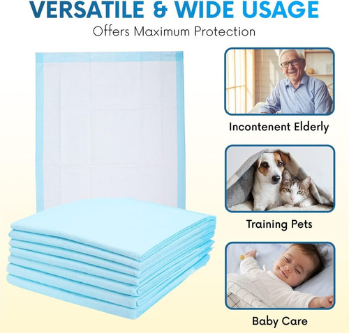 Protectores Centro De Cama Cuna Mascota 33x45cm  Pack 50