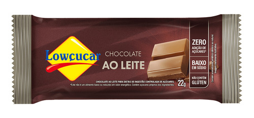 Chocolate Ao Leite Zero Adição De Açúcares 22g