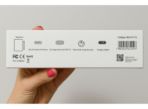 Caneta Touch Stylus Para Tablet Celular Ios Android Bmax