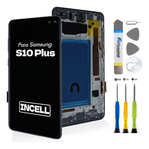 Pantalla Display Incell Para Samsung S10+ Plus Sm-g975 Marco