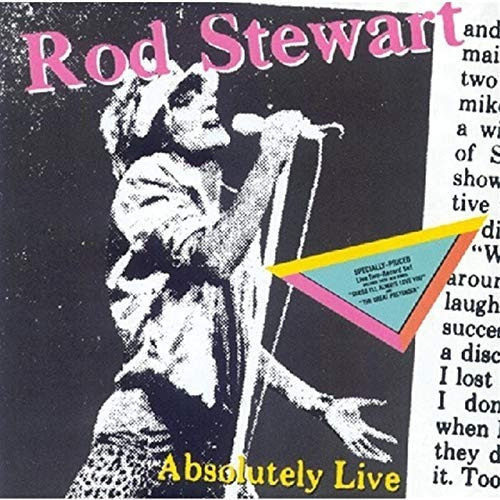 CD de Rod Stewart — Absolutely Live — Importado — Versión sellada de reedición del álbum