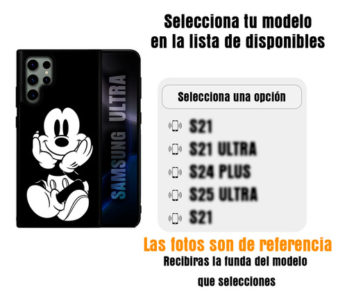 Funda Para Samsung Lines S Diseño Micki Mouse Samsung S25 Ultra